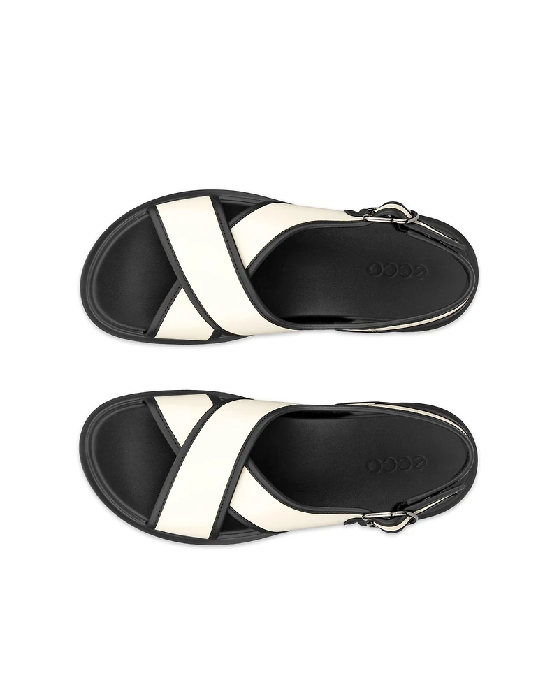 Women's ECCO® Metropole Seoul Leather Slingback Sandal