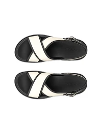 Women's ECCO® Metropole Seoul Leather Slingback Sandal
