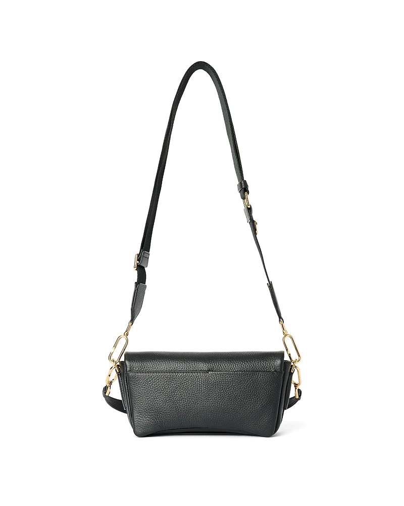ECCO® Pinch Soft Pebbled Leather Medium Crossbody Bag