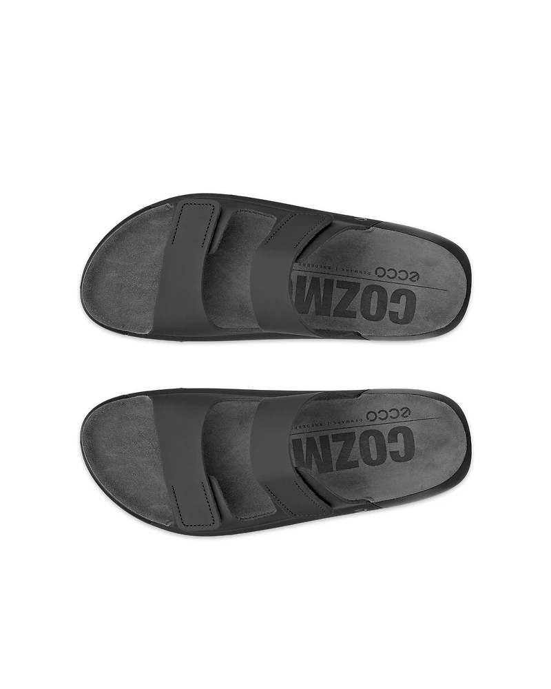 Women's ECCO® Cozmo Leather Two Strap Sandal