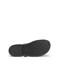 Women's ECCO® Metropole Seoul Patent Leather Two Strap Sandal