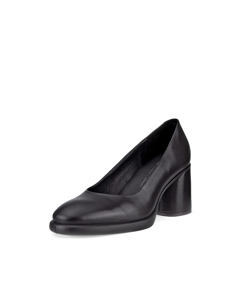 Women's ECCO® Sculpted LX 55 Leather Block-Heel Pump