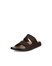 Men's ECCO® Cozmo Nubuck Two Strap Sandal