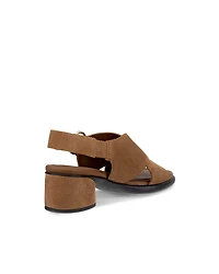 Women's ECCO® Metropole Seoul Suede Heeled Slingback Sandal