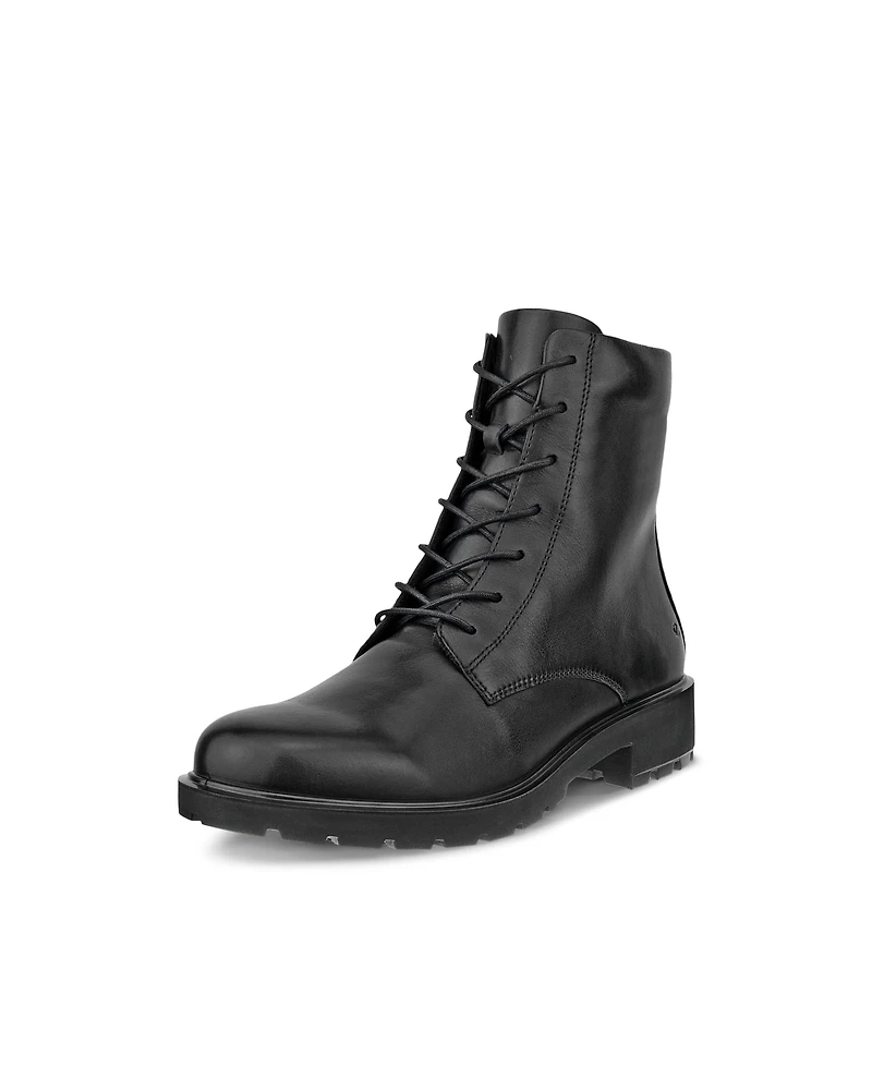 Women's ECCO® Metropole Vienna Leather Mid-Cut Lace-Up Boot