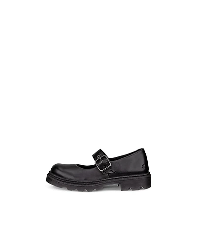 Kids' ECCO® Grainer Leather Mary Jane Shoe