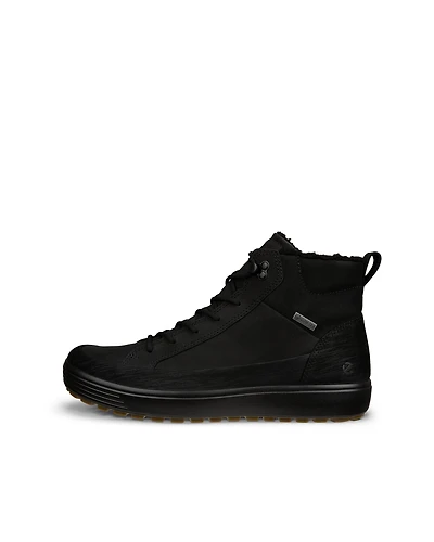 Men's ECCO® Soft 7 Tred Leather Gore-Tex High-Top Boot