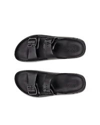 Men's ECCO® Cozmo Leather Two Strap Sandal