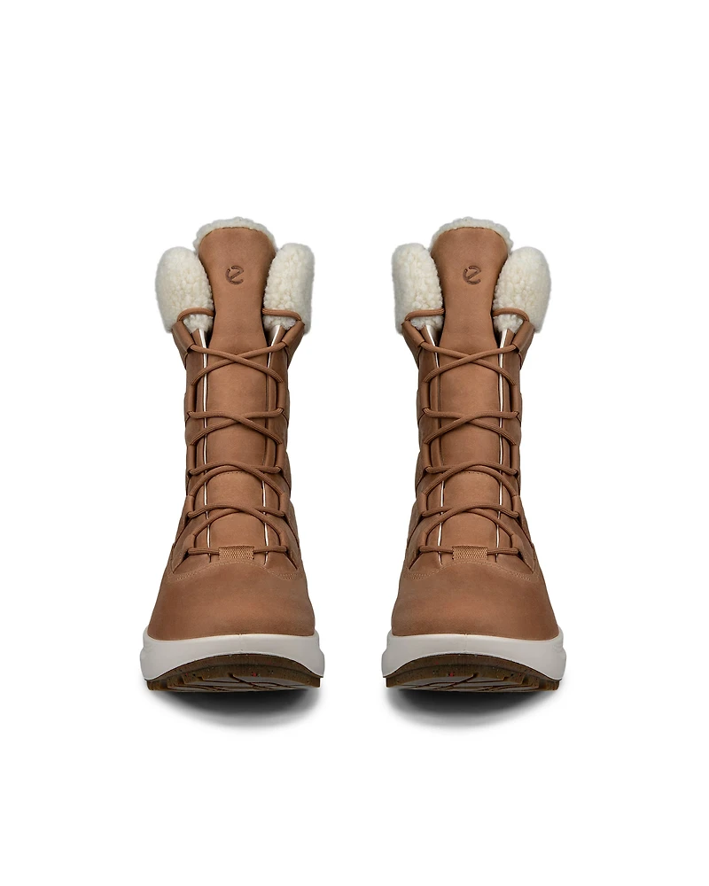 Women's ECCO® SOLICE Nubuck Waterproof Winter Boot