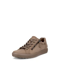 Women's ECCO® Soft 7 Nubuck Side-Zip Sneaker
