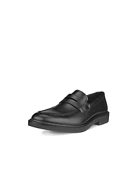 Men's ECCO® Metropole London Leather Moc-Toe Shoe