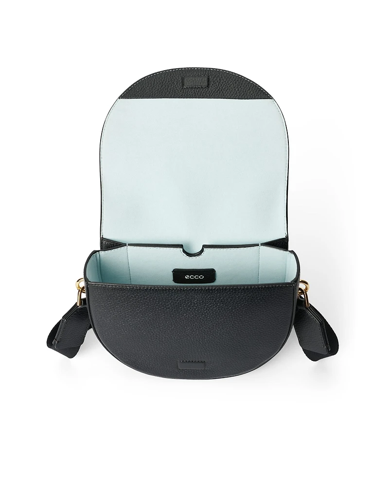 ECCO® Leather Saddle Bag