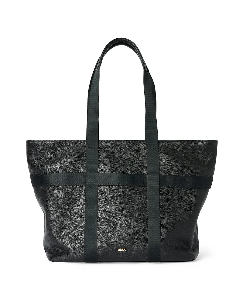 ECCO® Globetrotter Waterproof Pebbled Leather Tote Bag
