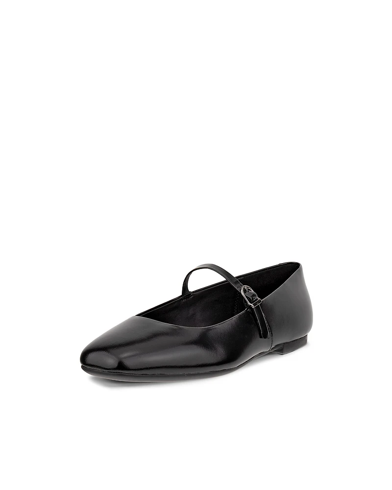 Women's ECCO® Margot Leather Mary Jane Flat