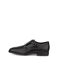 Men's ECCO® Metropole Milan Leather Double Monk Dress Shoe