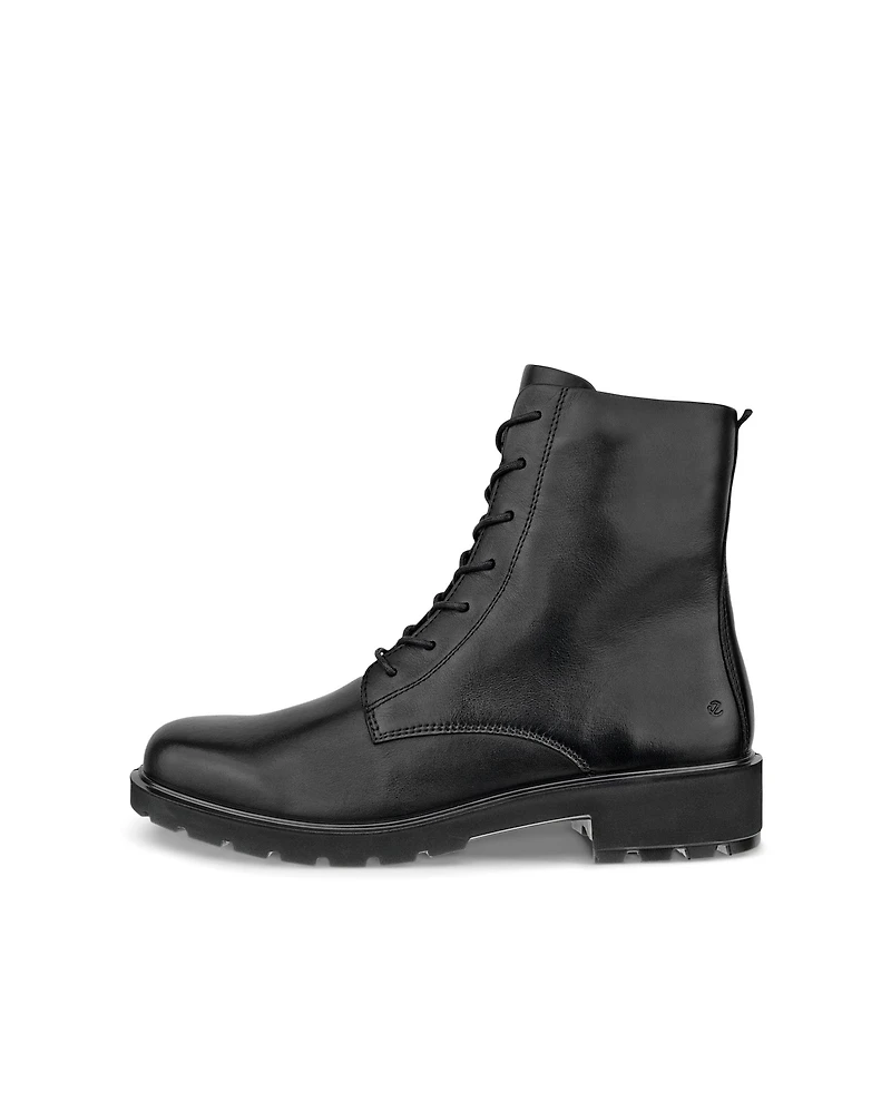 Women's ECCO® Metropole Vienna Leather Mid-Cut Lace-Up Boot