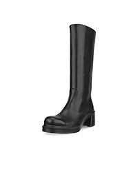 Women's ECCO® Metropole Seoul 45 Leather Block-Heeled High-Cut Boot