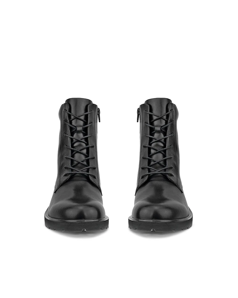 Women's ECCO® Metropole Vienna Leather Mid-Cut Lace-Up Boot