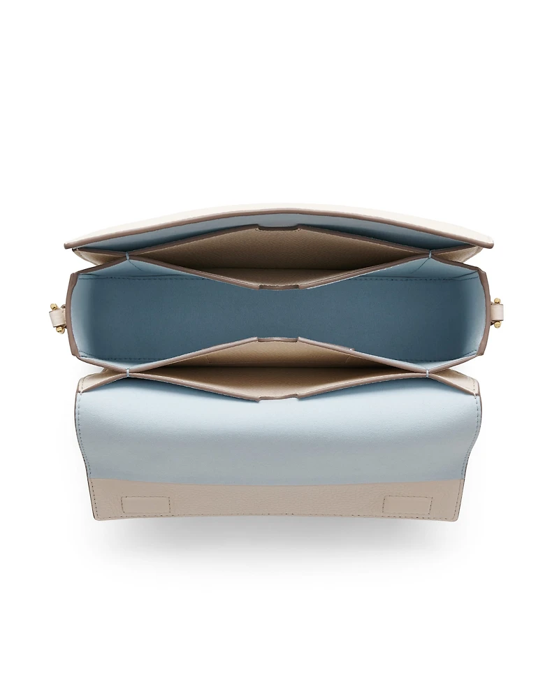 ECCO® Pinch Pebbled Leather Large Crossbody Bag