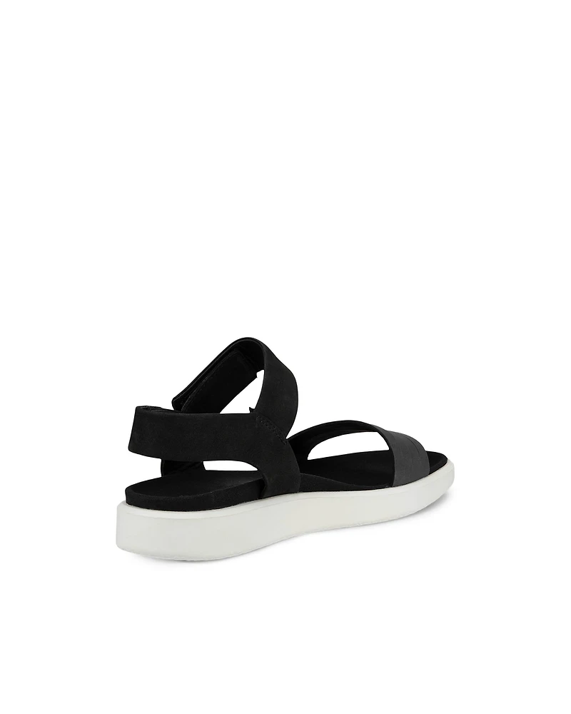 Women's ECCO® Flowt Leather Flat Sandal