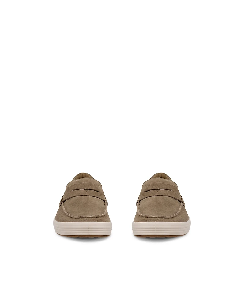 Men's ECCO® Soft 7 Suede Penny Loafer