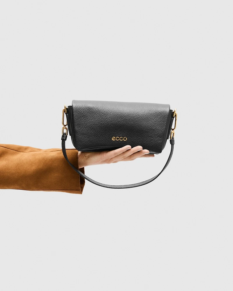 ECCO® Pinch Soft Pebbled Leather Medium Crossbody Bag