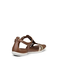 Women's ECCO® Flash Leather T-Bar Sandal