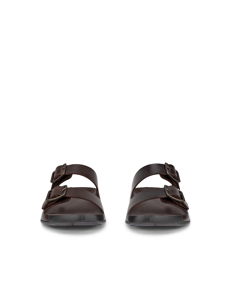 Men's ECCO® Cozmo Leather Two Strap Sandal