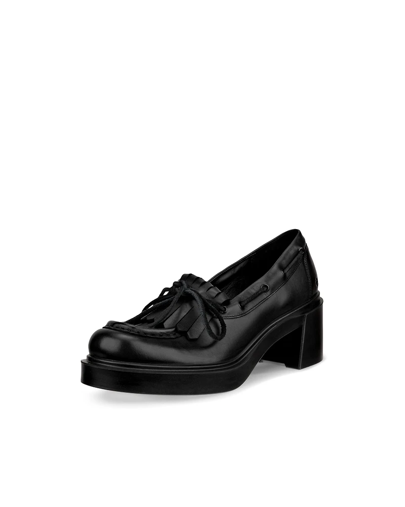 Women's ECCO® Metropole Seoul 45 Leather Heeled Loafer