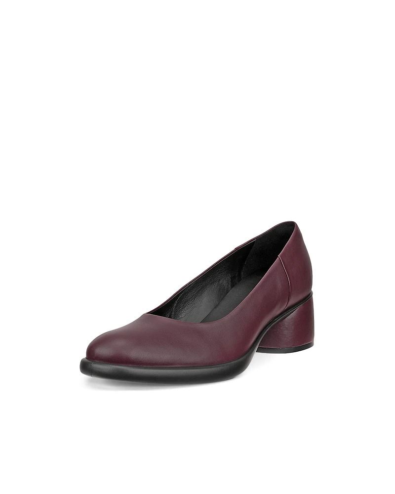Women's ECCO® Sculpted LX 35 Leather Block-Heeled Pump