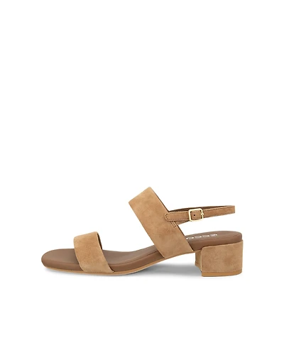 Women's ECCO® Liva Sandal 35 Suede Heeled Sandal