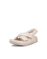 Women's ECCO® Cozmo Platform Leather Sandal