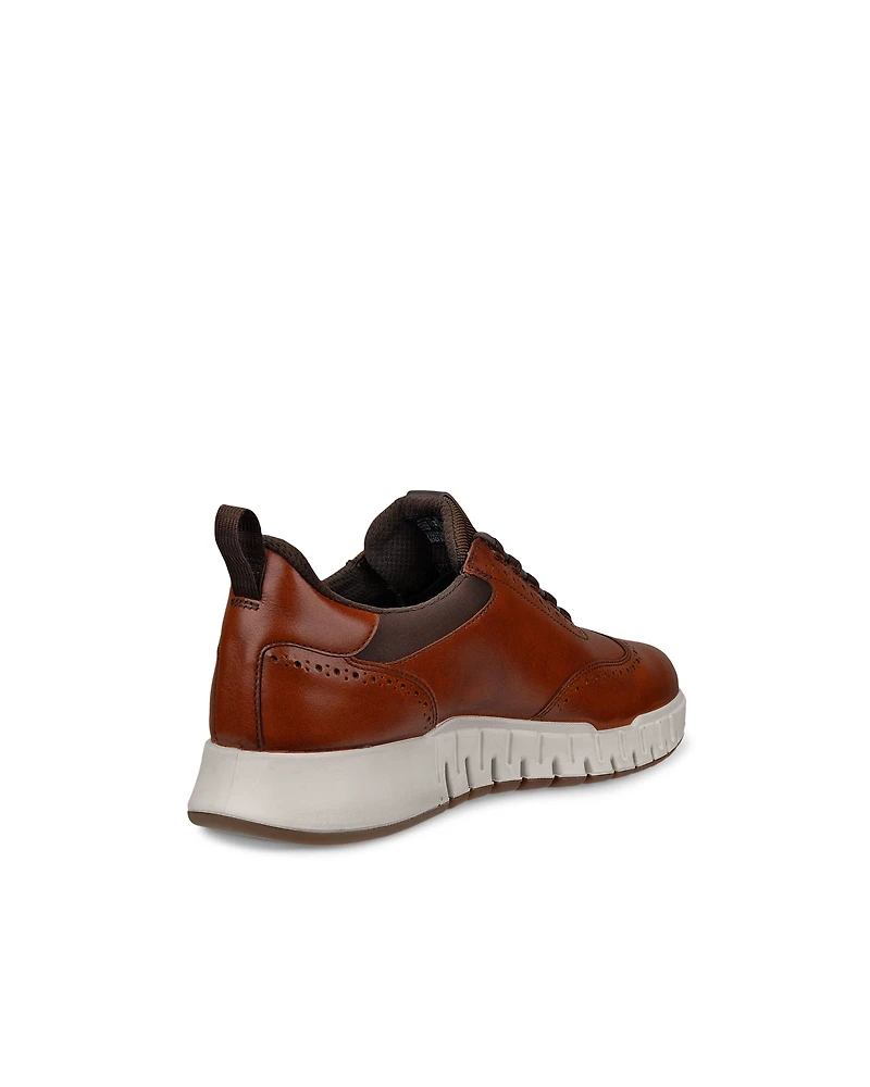 Men's ECCO® Gruuv Studio Leather Gore-Tex Hybrid Wingtip Derby Sneaker
