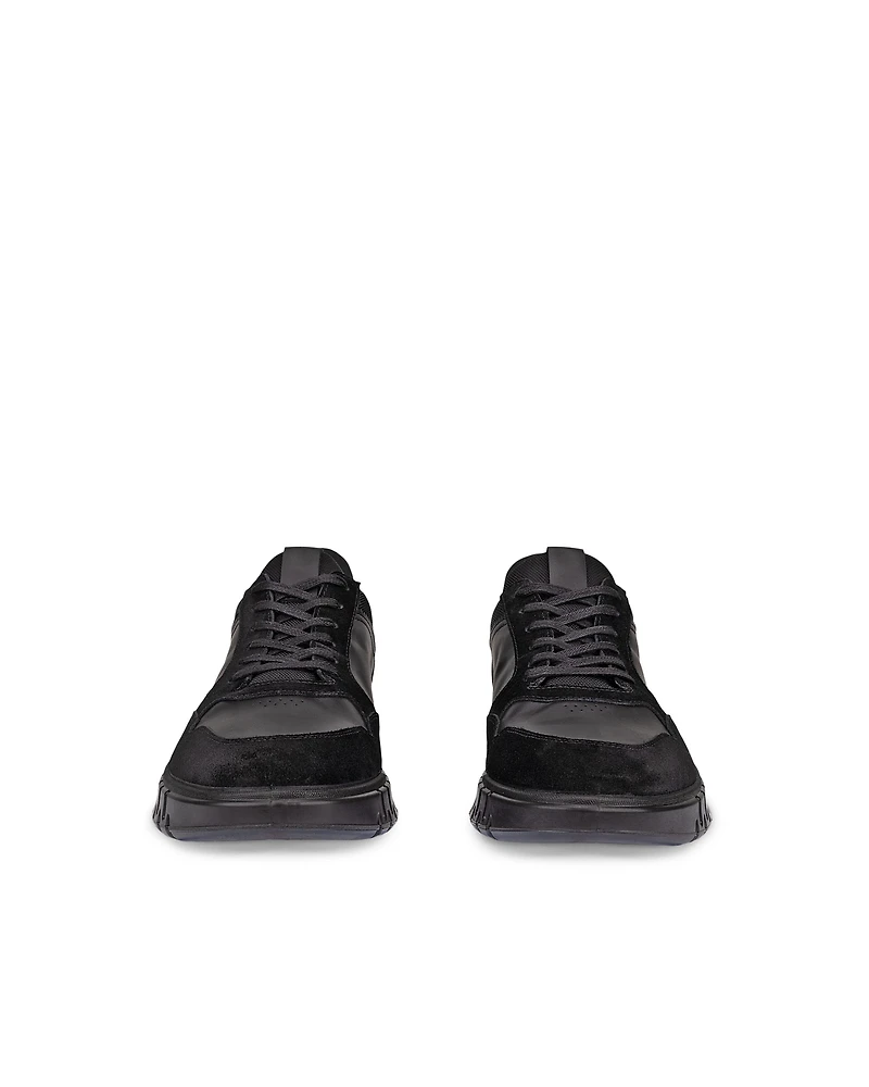 Men's ECCO® Gruuv Studio Leather Hybrid Wingtip Derby Sneaker