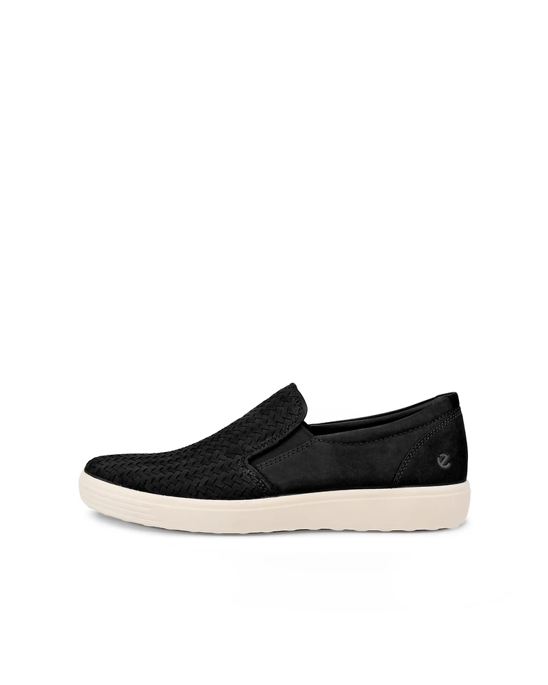 Men's ECCO® Soft 7 Nubuck Slip-On