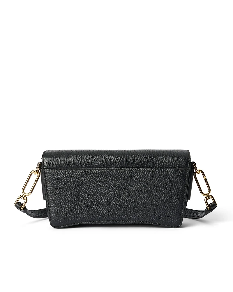 ECCO® Pinch Pebbled Leather Medium Crossbody Bag