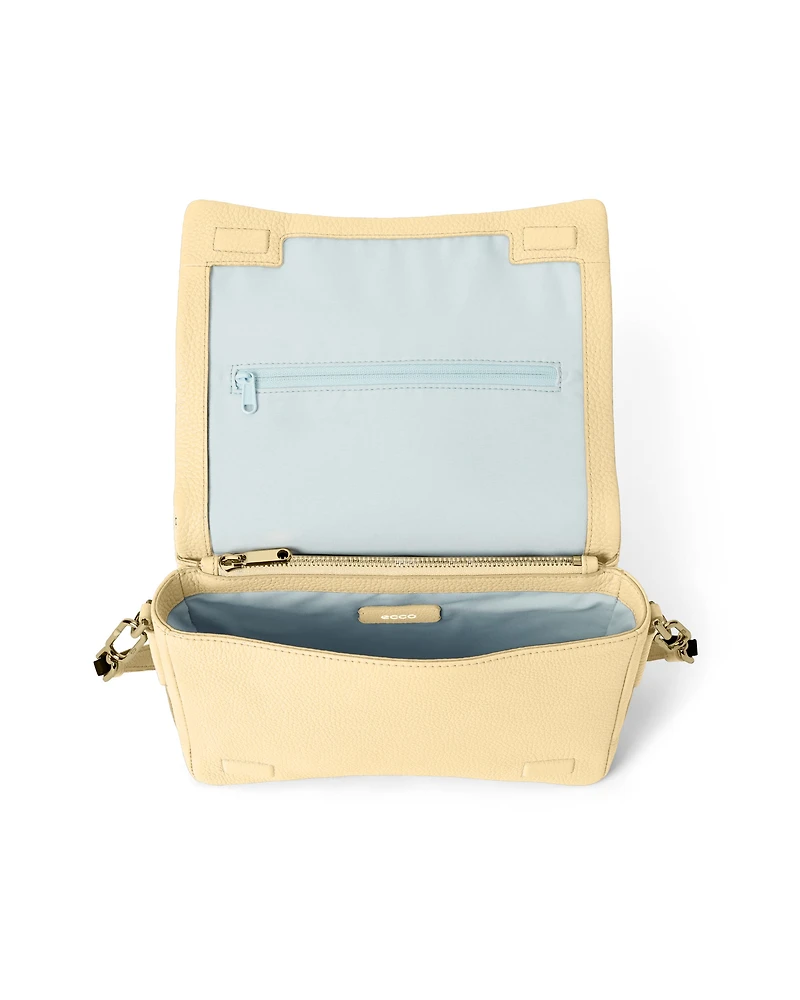 ECCO® Pinch Soft Pebbled Leather Large Crossbody Bag