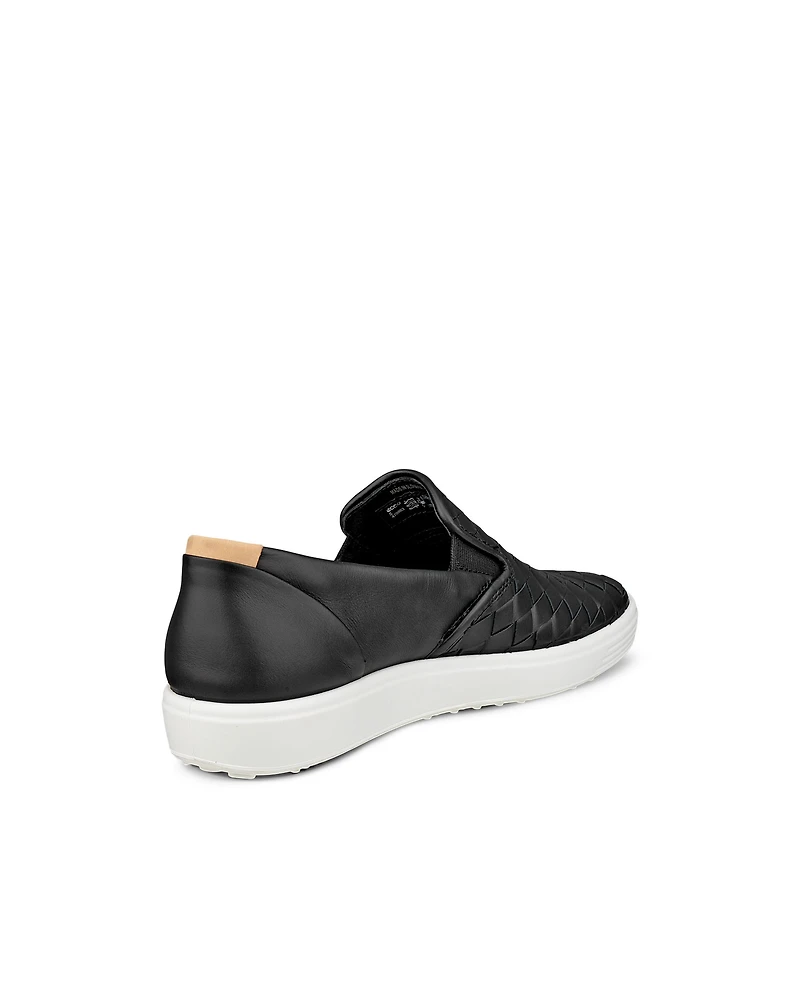 Women's ECCO® Soft 7 Woven Leather Slip-On