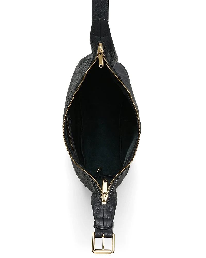 ECCO® Soft Pebbled Leather Medium Hobo Bag