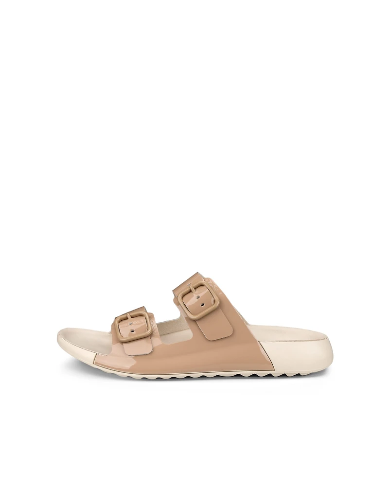 Women's ECCO® Cozmo Leather Two Strap Sandal