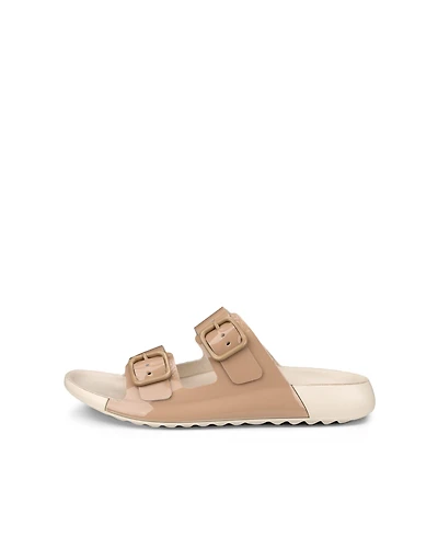 Women's ECCO® Cozmo Leather Two Strap Sandal