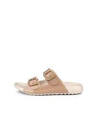 Women's ECCO® Cozmo Leather Two Strap Sandal