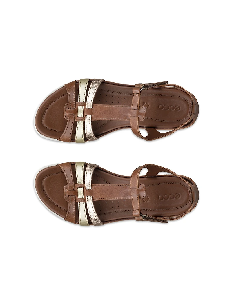 Women's ECCO® Flash Leather T-Bar Sandal