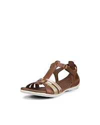 Women's ECCO® Flash Leather T-Bar Sandal