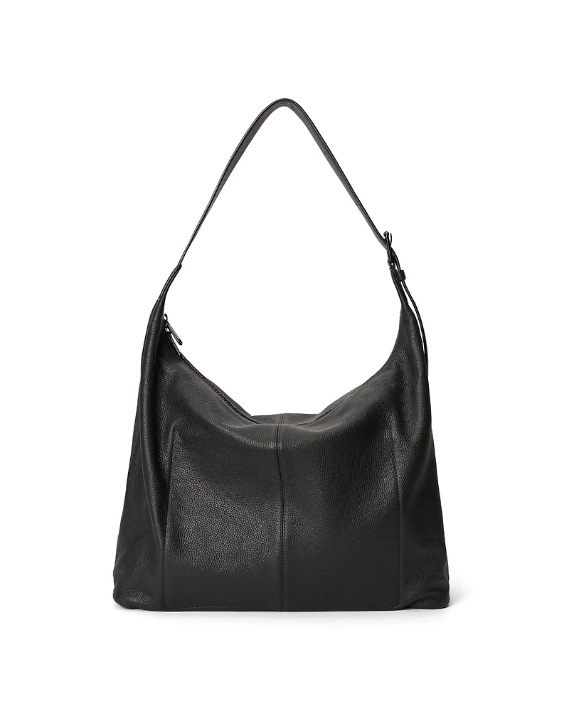 ECCO® Soft Pebbled Leather Large Hobo Bag