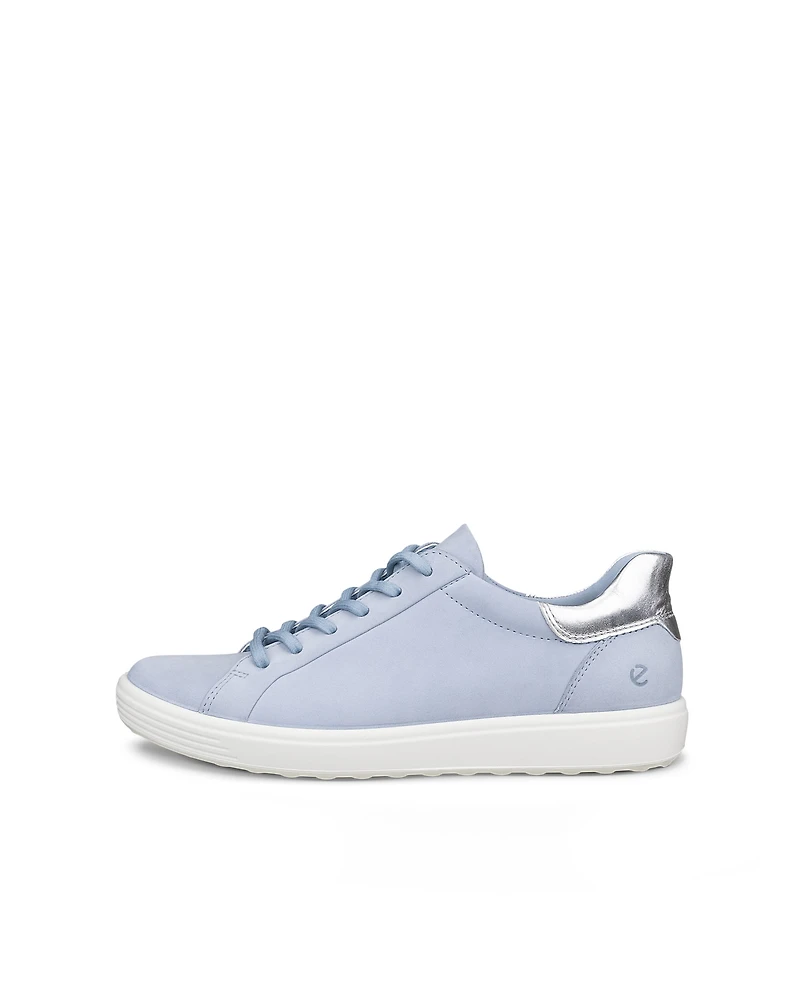 Women's ECCO® Soft 7 Nubuck Lace-Up Shoe