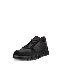 Men's ECCO® Gruuv Studio Leather Hybrid Wingtip Derby Sneaker