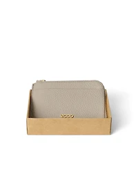 ECCO® Pebbled Leather Zipped Card Case