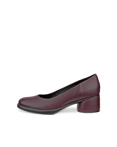 Women's ECCO® Sculpted LX 35 Leather Block-Heeled Pump