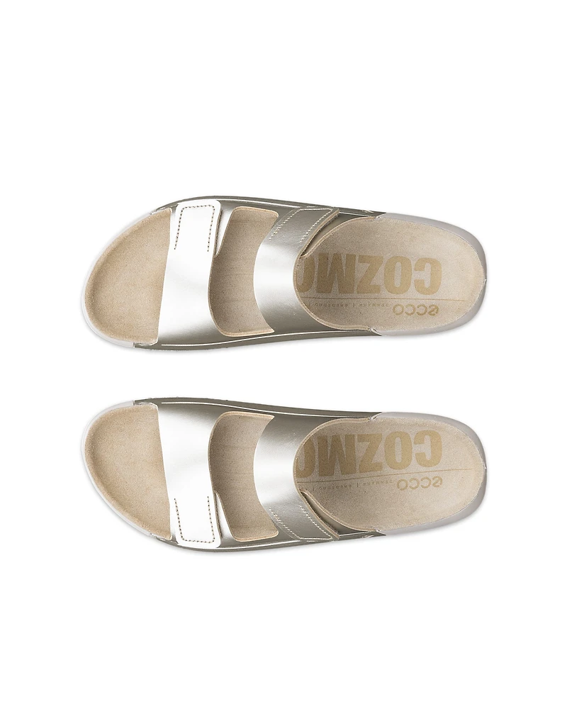 Women's ECCO® Cozmo Leather Two Strap Sandal